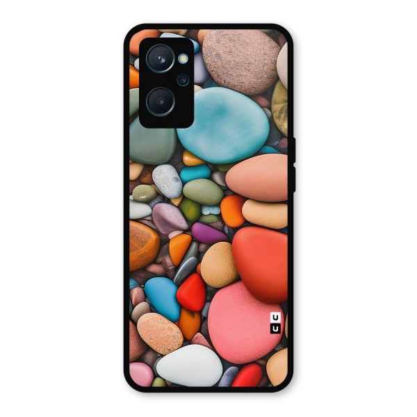 Colourful Stones Metal Back Case for Realme 9i