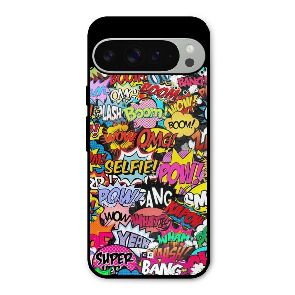 Comic Ringtone Metal Back Case for Google Pixel 9 Pro XL