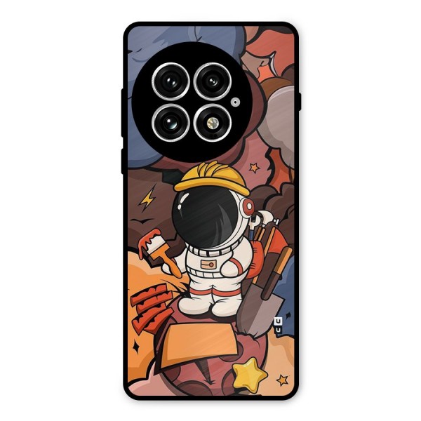 Comic Space Astronaut Metal Back Case for OnePlus 13
