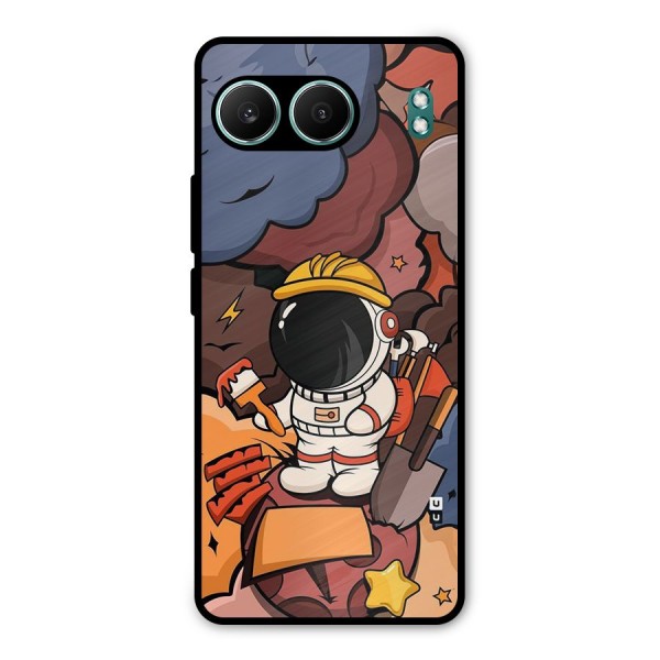 Comic Space Astronaut Metal Back Case for OnePlus Nord 4