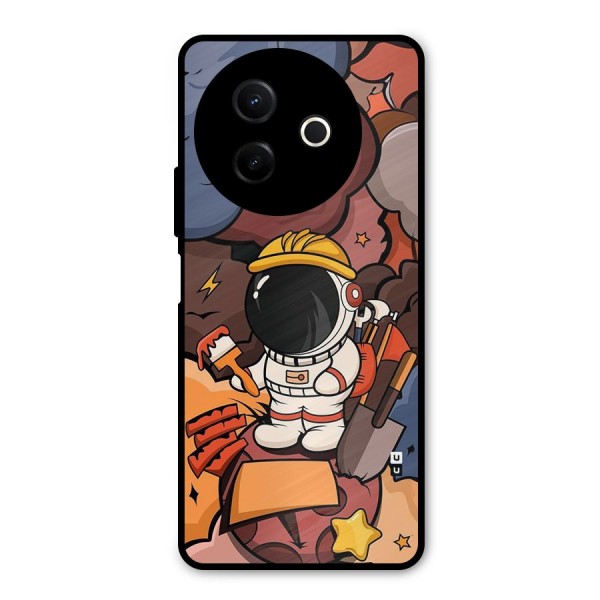 Comic Space Astronaut Metal Back Case for Vivo Y39