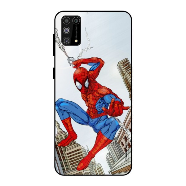 Comic Spider Man Metal Back Case for Galaxy F41