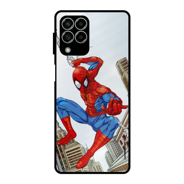 Comic Spider Man Metal Back Case for Galaxy M33
