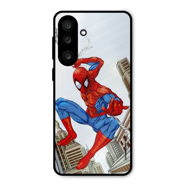 Comic Spider Man Metal Back Case for Galaxy M56