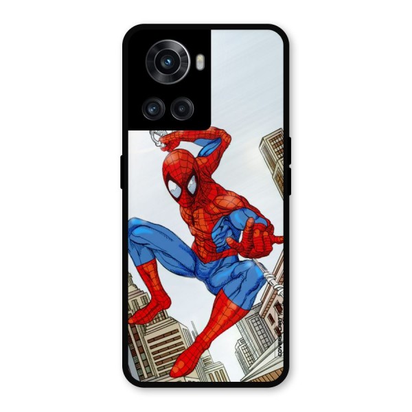 Comic Spider Man Metal Back Case for OnePlus 10R