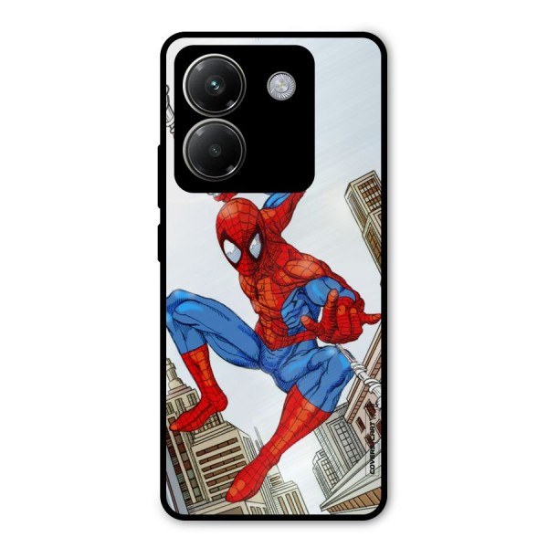 Comic Spider Man Metal Back Case for Poco M7 Pro 5G