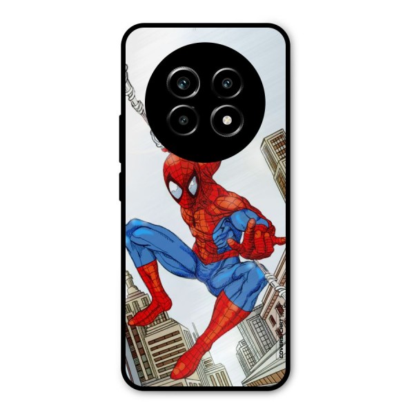 Comic Spider Man Metal Back Case for Realme 13 Pro