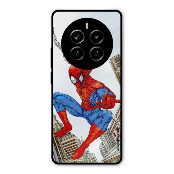 Comic Spider Man Metal Back Case for Realme P1 Pro