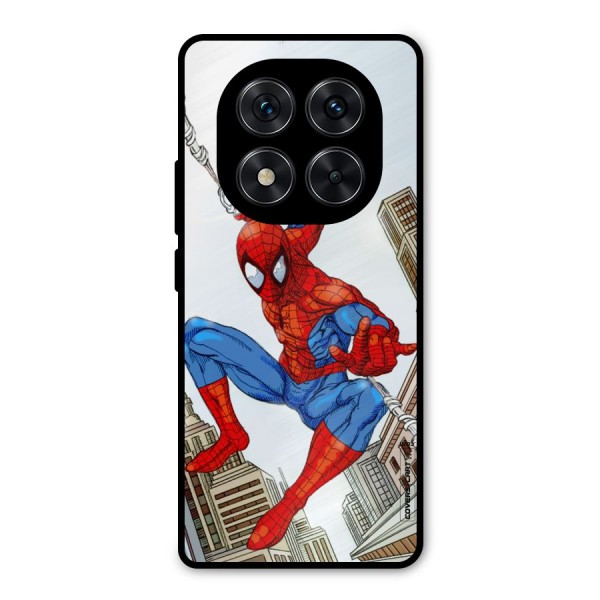 Comic Spider Man Metal Back Case for Redmi Note 14 Pro 5G