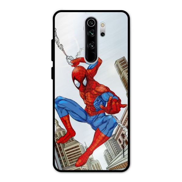 Comic Spider Man Metal Back Case for Redmi Note 8 Pro