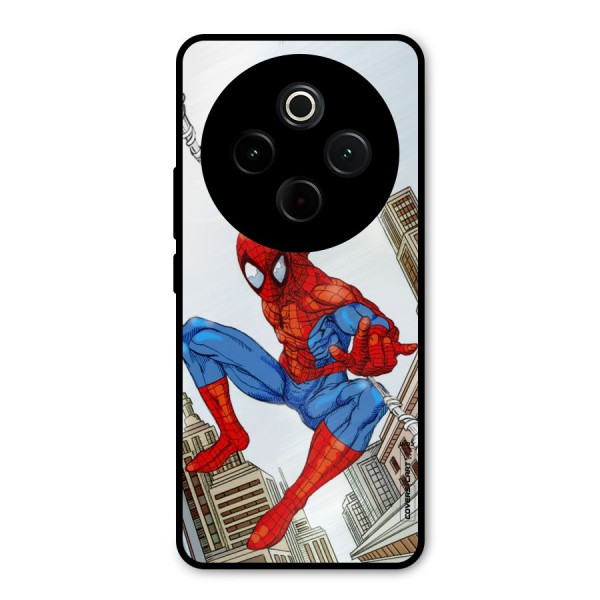 Comic Spider Man Metal Back Case for Vivo T4