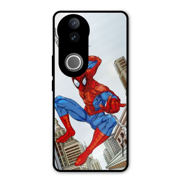 Comic Spider Man Metal Back Case for Vivo V50e
