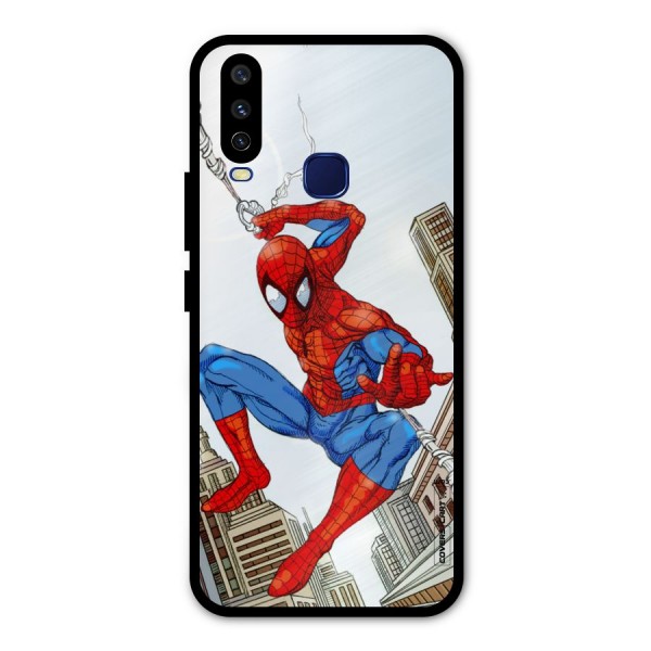 Comic Spider Man Metal Back Case for Vivo Y15