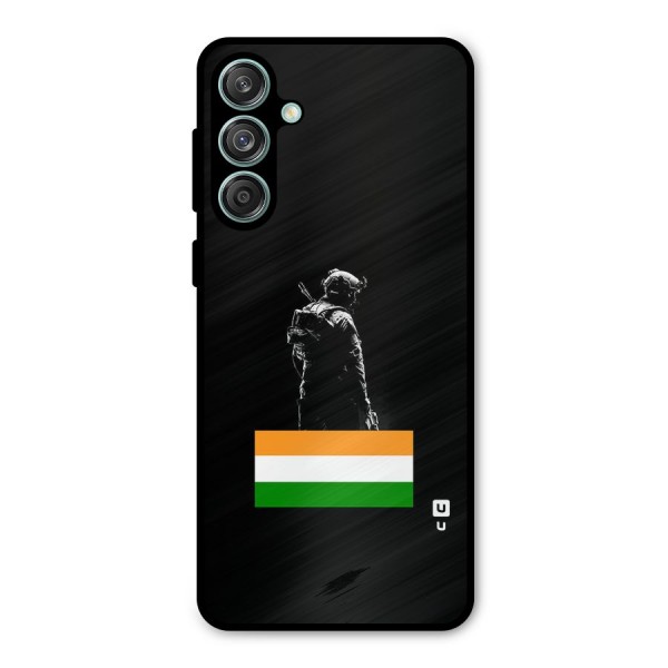 Commando Respect Metal Back Case for Galaxy M55 5G