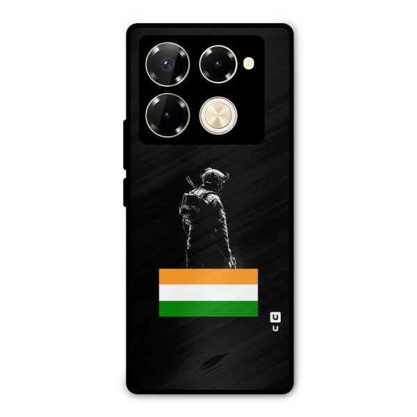 Commando Respect Metal Back Case for Infinix Note 40 Pro