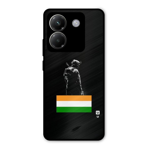 Commando Respect Metal Back Case for Poco M7 Pro 5G