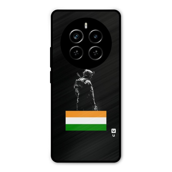 Commando Respect Metal Back Case for Realme P1 Pro