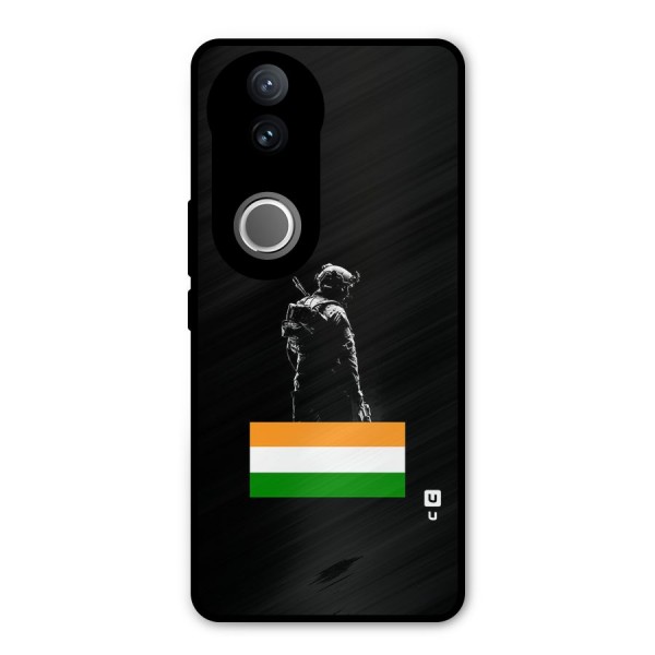 Commando Respect Metal Back Case for Vivo V50e