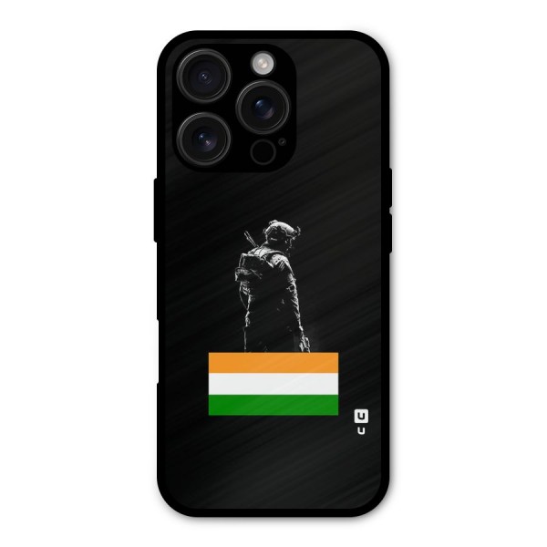 Commando Respect Metal Back Case for iPhone 16 Pro