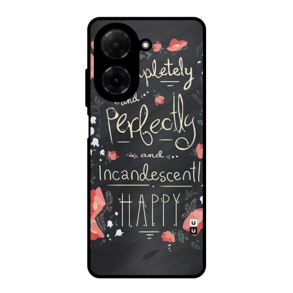 Completely Happy Metal Back Case for Poco C71