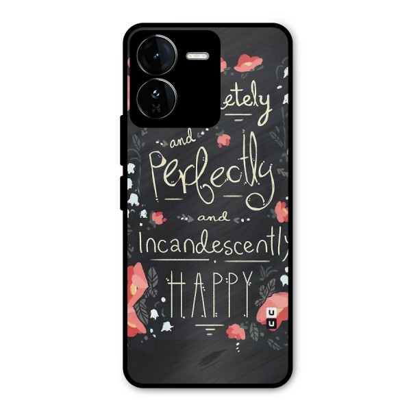 Completely Happy Metal Back Case for iQOO Z9