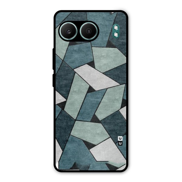 Concrete Green Abstract Metal Back Case for OnePlus Nord 4