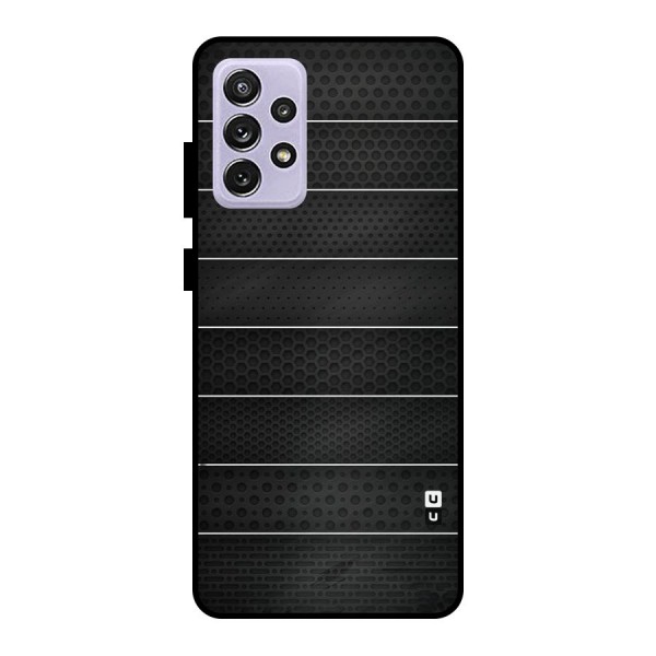 Concrete Stripes Metal Back Case for Galaxy A72