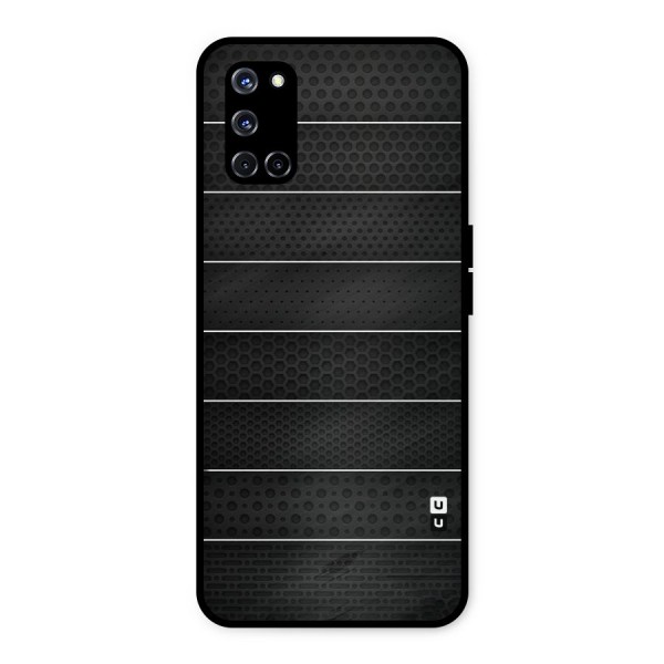 Concrete Stripes Metal Back Case for Oppo A52