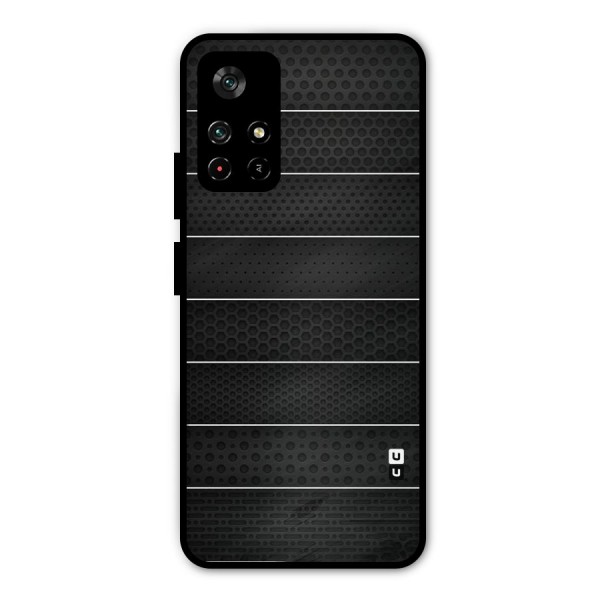 Concrete Stripes Metal Back Case for Poco M4 Pro 5G