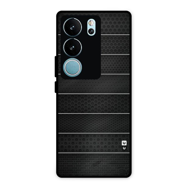 Concrete Stripes Metal Back Case for Vivo V29 Pro