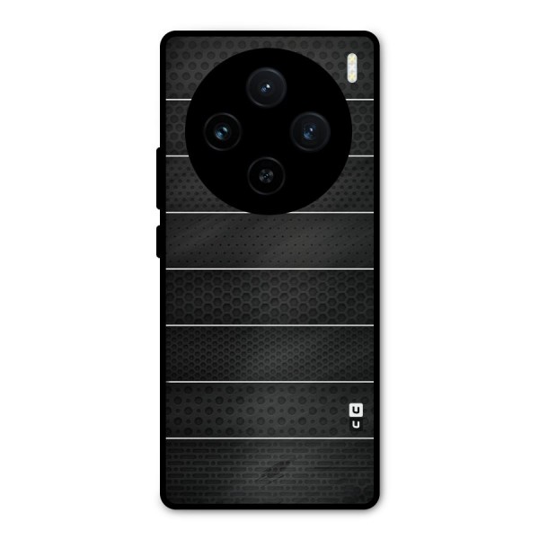Concrete Stripes Metal Back Case for Vivo X100