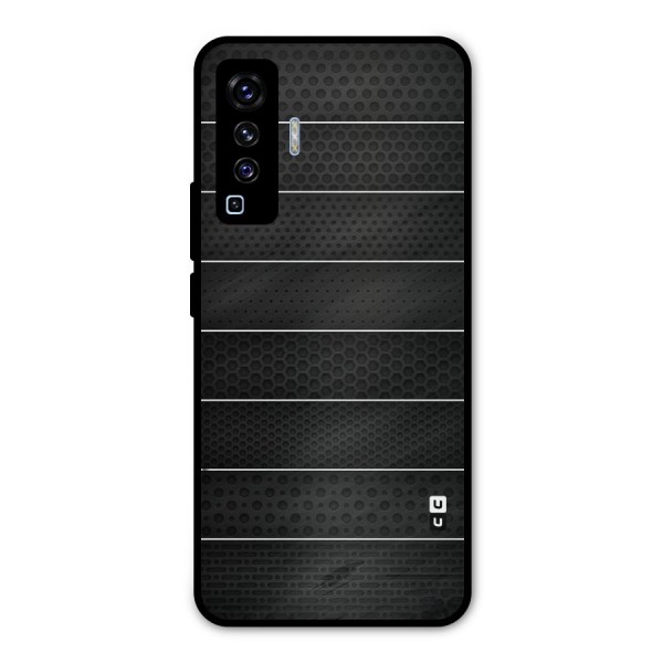 Concrete Stripes Metal Back Case for Vivo X50