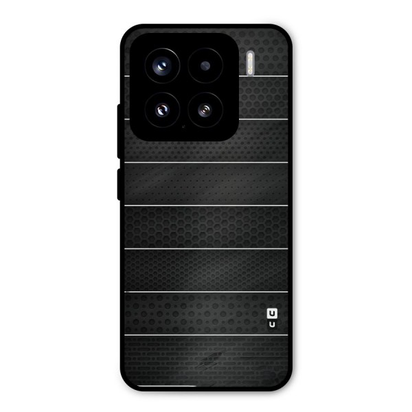 Concrete Stripes Metal Back Case for Xiaomi 15
