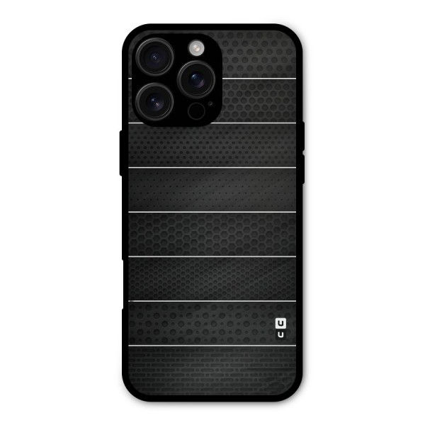 Concrete Stripes Metal Back Case for iPhone 16 Pro Max