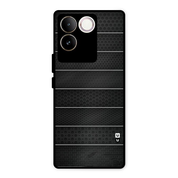 Concrete Stripes Metal Back Case for iQOO Z7 Pro