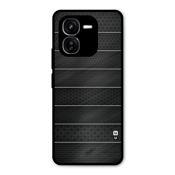 Concrete Stripes Metal Back Case for iQOO Z9x
