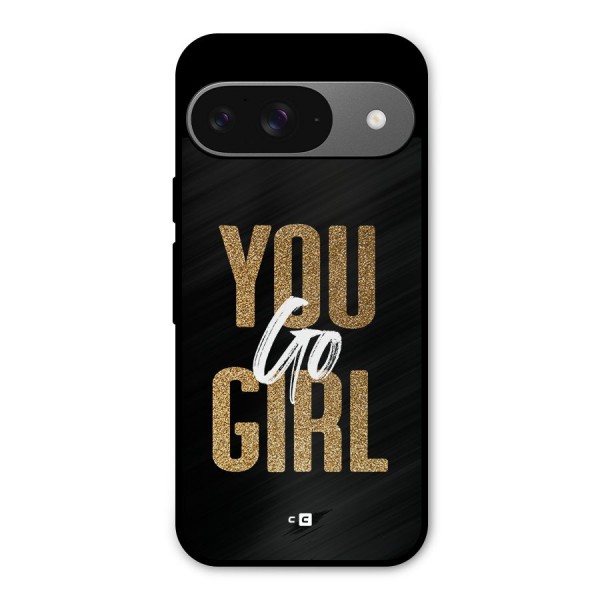 Confident Girl Metal Back Case for Google Pixel 9