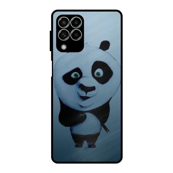 Confused Cute Panda Metal Back Case for Galaxy M33