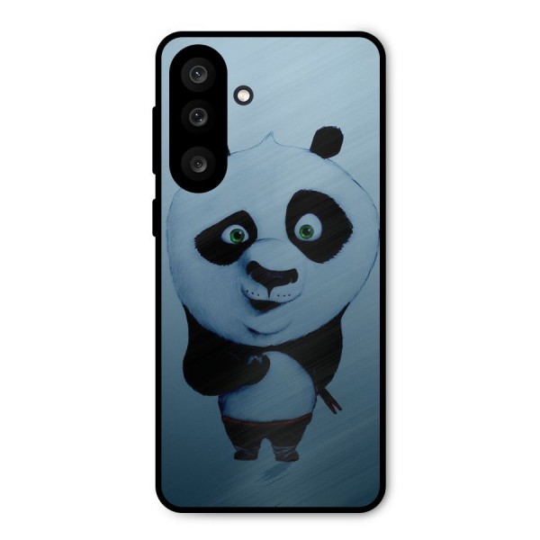 Confused Cute Panda Metal Back Case for Galaxy M56