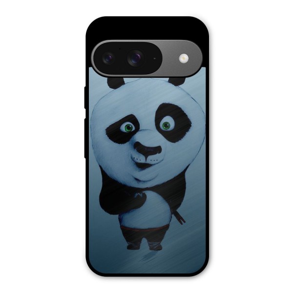 Confused Cute Panda Metal Back Case for Google Pixel 9