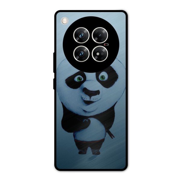 Confused Cute Panda Metal Back Case for Infinix Zero 40 5G