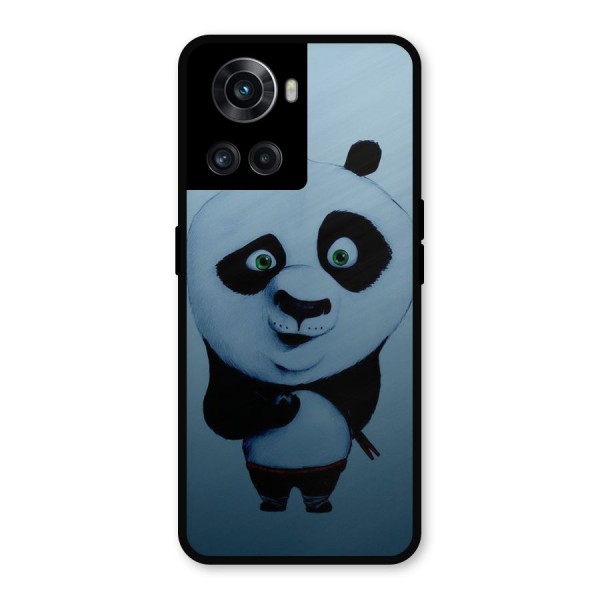Confused Cute Panda Metal Back Case for OnePlus 10R