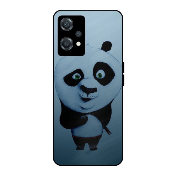 Confused Cute Panda Metal Back Case for OnePlus Nord CE 2 Lite 5G