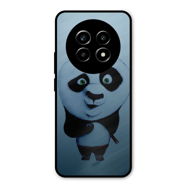 Confused Cute Panda Metal Back Case for Realme 13 Pro