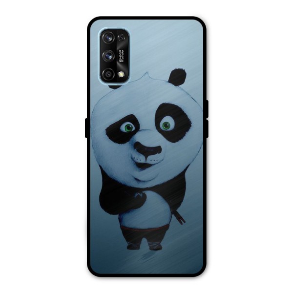 Confused Cute Panda Metal Back Case for Realme 7 Pro