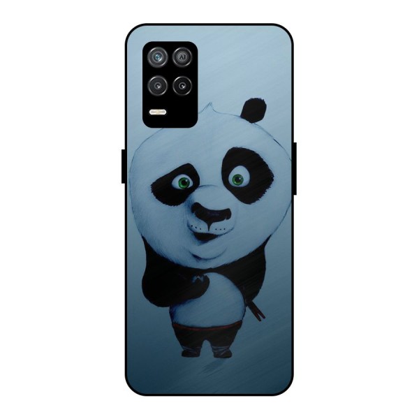 Confused Cute Panda Metal Back Case for Realme 9 5G