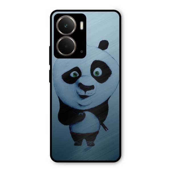 Confused Cute Panda Metal Back Case for Realme P3