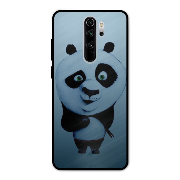 Confused Cute Panda Metal Back Case for Redmi Note 8 Pro