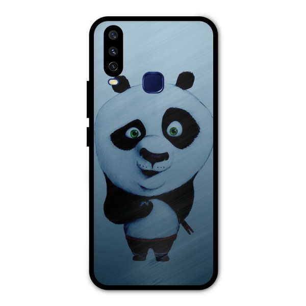 Confused Cute Panda Metal Back Case for Vivo V17