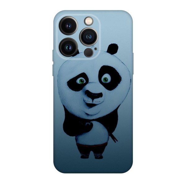 Confused Cute Panda Original Polycarbonate Back Case for iPhone 14 Pro